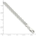 thumbnail image 2 of Sterling Silver 5.20mm Round Box Chain Necklace - 68.6 Grams - 24 Inch - Lobster Claw, 2 of 2