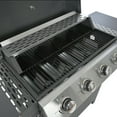 thumbnail image 6 of Kadyn Garden Grill with Two Shelves, Lid, Wheels and Bottle Opener, Patio Backyard Barbecue Grill with 4 Burner and Stainless Steel 34,000 BTU, Black, 6 of 8