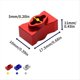 thumbnail image 4 of Carrete de Diferencial de Metal, Carrete de Bloqueo Diferencial para 22 Drag RC Drag Car, Piezas de Mejora Azul, 4 of 5