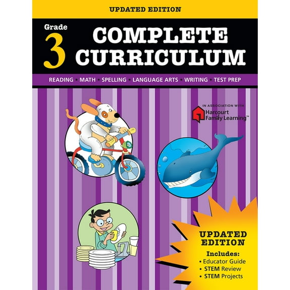 Flash Kids Harcourt Family Learning Complete Curriculum: Grade 3, (Paperback)