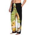 thumbnail image 2 of Uemuo Sunflower Gnomes Pattern Men's Wide Leg Palazzo Lounge Pants with Pockets Light Weight Loose Comfy Casual Pajama Pants-Medium, 2 of 9