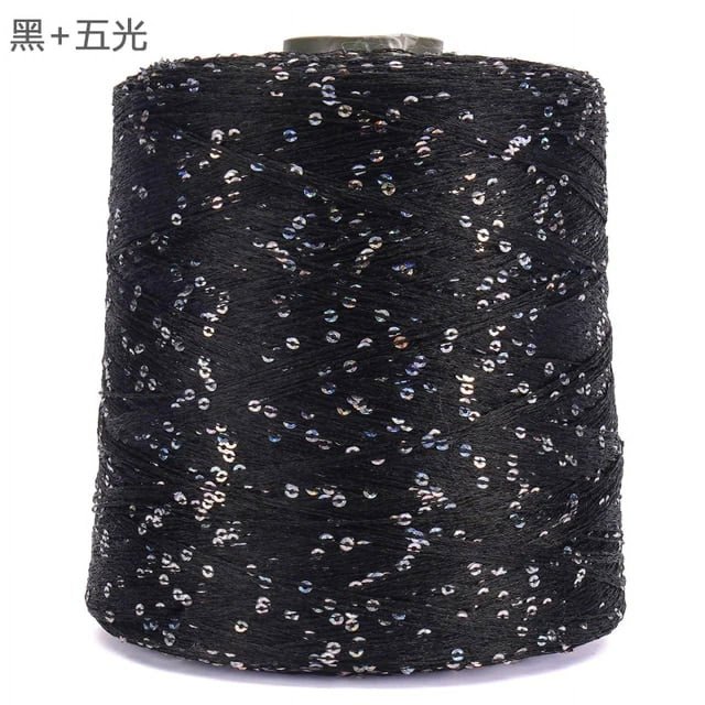 500G Summer Ice Silk Glitter Yarn Sequin Yarn Hand Crochet Thread Knitting Clothes Needlework