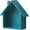 Blue, variant on Elegant Sturdy Wood Houses Wall Mounted Display Shelf Accessory Portable for Home Organization Bedroom Decoration