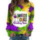 thumbnail image 1 of Gibobby Sudaderas para mujer Camisa de para mujer, sudadera, camisa de día de fiesta de , Top informal de manga larga (Verde, L), 1 of 5