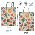 thumbnail image 2 of 2-Pack Waterproof Travel Laundry Bag Lightweight Polyester Duffle with Top Handle for Beach/Camping/School Summer-themed Design, 2 of 7
