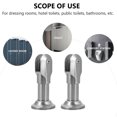 thumbnail image 2 of 4pcs Public Restroom Partition Fittings Stainless Steel Toilet Partition Parts, 2 of 8