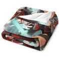 thumbnail image 3 of Impact Blanket Inazuma Kaedehara Kazuha Blanket Flannel Anime Blanket Suitable, 3 of 7