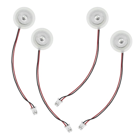 4PCS Replacement Atomizing Discs with Wires for Air Humidifier,16mm Ultrasonic Mist Maker Fogger Ceramic Plate Transduce