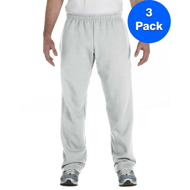 Mens 8 oz. Heavy Blend™ 50/50 Sweatpants 3 Pack - Walmart.com