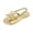 Gold, variant on Vacation Sandals for Women, Summer Sandals Women, Wide Width Sandals for Women, Women's Ruffle Strap Slingback Sandals, Open Toe Flat Sandals for Summer, Gold 6.5