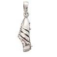 thumbnail image 1 of Sterling Silver 24" 1.2mm Box Chain Soccer Shoe Cleats Pendant Necklace, 1 of 2