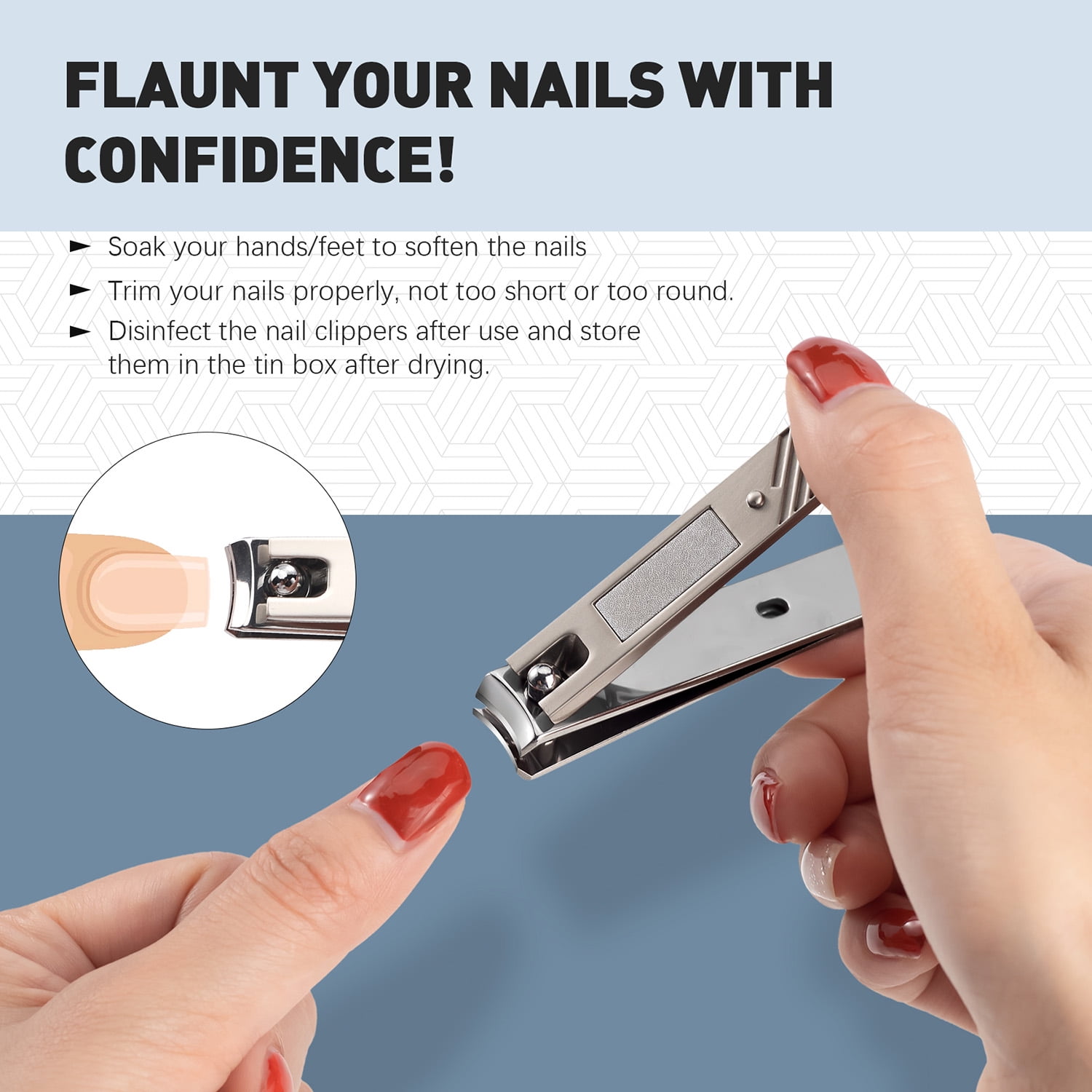 Beaute Secrets Nail Cutter Clippers With Curved Nail File, Fingernail and Toenail  Clipper Cutter, Stainless Steel Nail Trimmer Korean Design - Price in  India, Buy Beaute Secrets Nail Cutter Clippers With Curved
