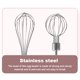 thumbnail image 4 of Billuyoard Batidor de huevos eléctrico, mezclador de alimentos portátil inalámbrico USB, 3 velocidades, batidora de para hornear en la cocina, Herramientas y accesorios para hornear Blanco Billuyoard HA008355-03B, 4 of 6