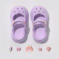 thumbnail image 5 of Preciosos zapatos de mujer, plataforma para niña, zuecos hechos a mano, cómodos, suela gruesa, diseño simple, sandalias de verano con agujeros para playa, Mary Jane para damas, 5 of 5