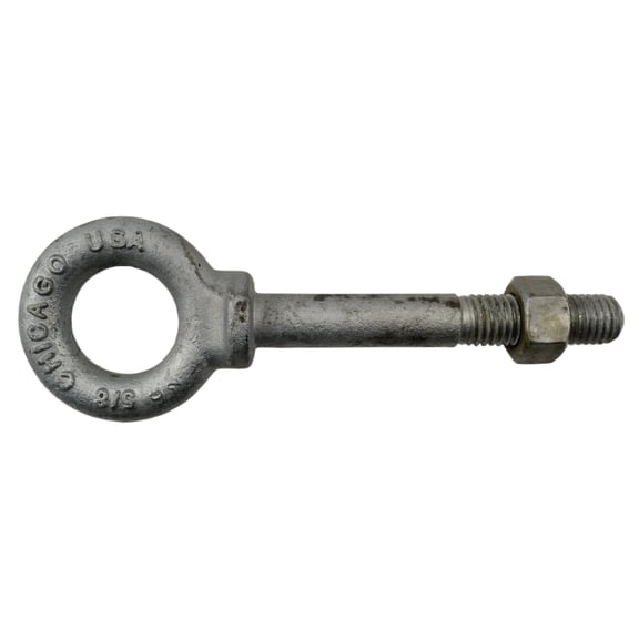 5/8"-11 x 4-1/2" Hot Dip Galvanized Eyebolts w/Shield Nuts (1 pcs.)