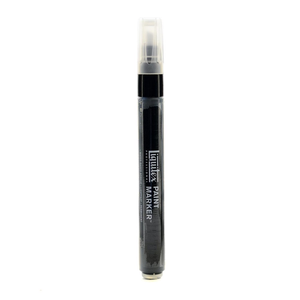 Professional Paint Markers carbon black, fine 2 mm (pack of 3)