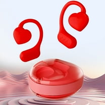 TOPRenddon Heart Shaped Earbuds, Open Ear Headphones, Bluetooth Ear Buds 5.4 Wireless Earbuds 30Hrs Playtime, Stereo Sound for Sports and Workouts