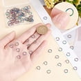 thumbnail image 4 of 100Pcs 6mm Rainbow Color 304 Stainless Steel Open Jump Rings Round Ring 18 Gauge Open Jump Rings Metal Rings for Bracelet Necklace Jewlery Making, 4 of 8