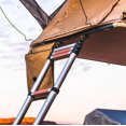 thumbnail image 2 of Tuff Stuff 97 In Roof Top Tent Telescoping Extension Ladder Silver TS-LDR-TELE-2.6M, 2 of 3