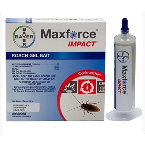 Maxforce Impact Roach Bait Gel 30g Reservoir , Four per Box, Active