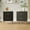 Black, variant on YouTrend Modern Wood Nightstand Set of 2,Adult Bedside Tables End Table for Bedroom Living Room,White