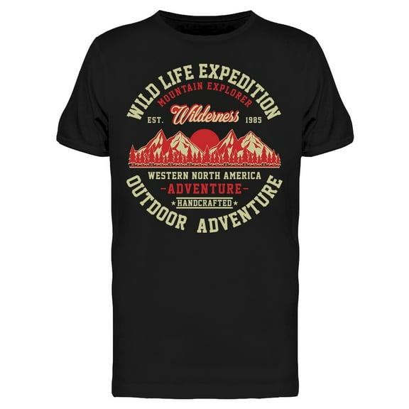 Wild Life Expedition T-Shirt Men -Image by Shutterstock, Male Large