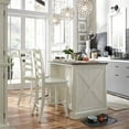 thumbnail image 3 of Homestyles Seaside Lodge Wood Counter Stool in Off White, 3 of 11