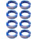 thumbnail image 1 of Funda protectora de silicona para ruedas de equipaje y zapatos con ruedas, funda protectora de silicona con reducción de ruido para sillas, 1 of 2