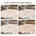thumbnail image 7 of ODIKA Pastel Playroom Geometric Shapes Botanical Motif Dotted for Master Suite, California King, Under Bed, Foldable Easy Care, 7 of 7