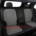 thumbnail image 5 of EKR Custom Fit Chevrolet Equinox Car Seat Covers for Chevy Equinox Premier,LS,LT,L,RS 2018 2019 2020 2021 2022 2023 2024-Breathable Leather Auto Seat Covers(Full Set,Black/Gray), 5 of 7