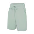 thumbnail image 2 of Pantalones cortos deportivos sueltos para mujer, cintura elástica, cordón, bolsillos laterales, pantalones cortos deportivos suaves informales para correr, 2 of 5