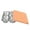 Orange, variant on 4-Compartment Toddler Plate Stainless Steel Divided Plate For Kids, Baby Dinner Plate With Silicone Lid Children Tableware Baby Feeding Plate,Compartment Plastic Food Storage Organizer.