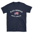thumbnail image 1 of Black Mountain North Carolina Patriot Men's Cotton T-Shirt, 1 of 1