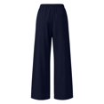 thumbnail image 5 of DHFJKG Wide Leg Pants For Women Baggy Joggers Elastic Waist Oversized Athletic Trousers With Pockets, 5 of 5