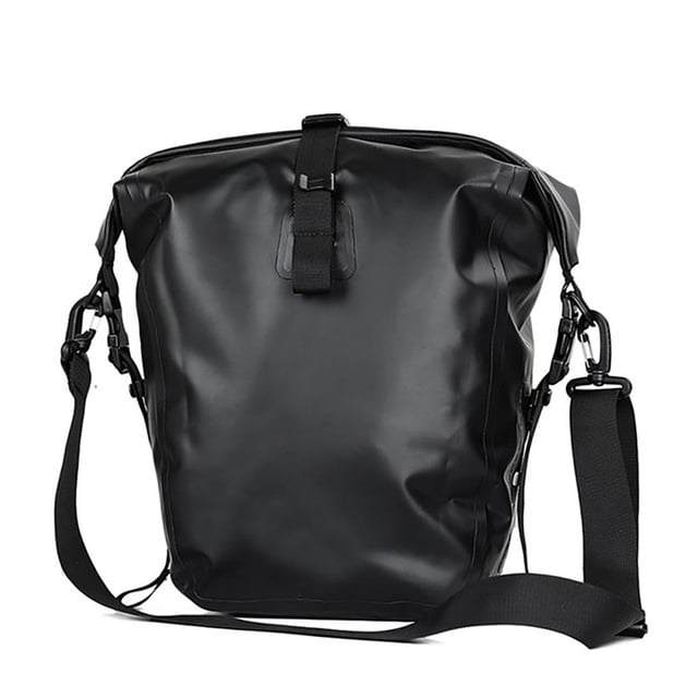 Shengyu Bike Rear Seat Bag Cycling Bags Bike Rear Seat Trunk Bag Practical Travel Bag Black