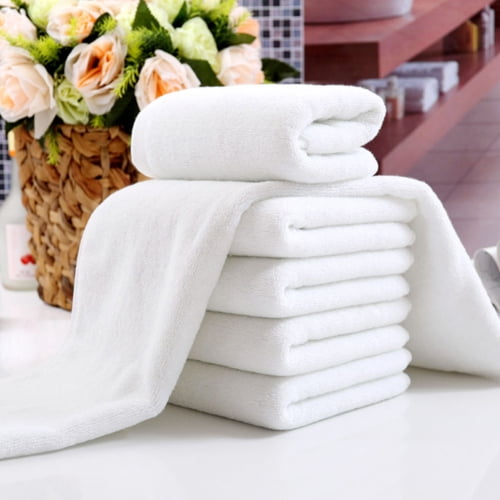 Buy NUZYZ Soft White Bath Towel 30x70cm at Ubuy Nepal