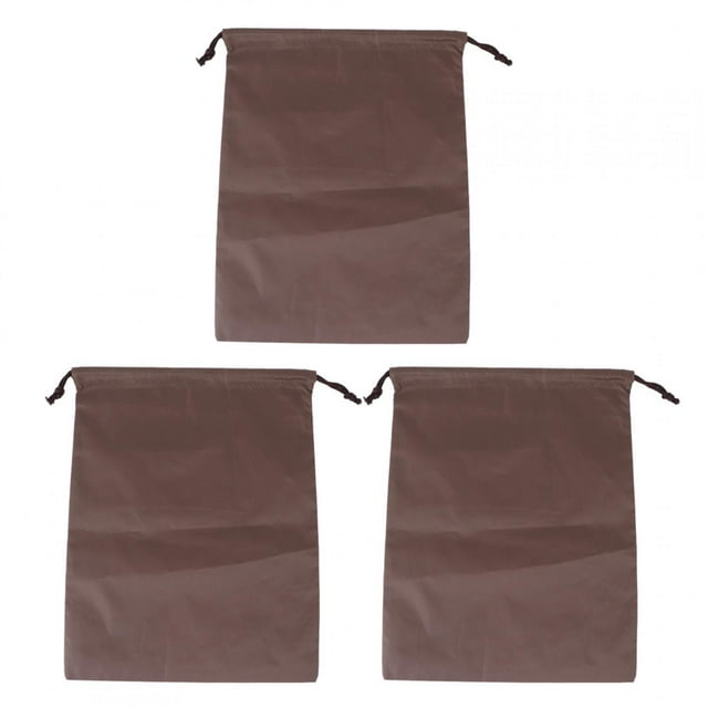 Bolsa de nailon con cordón, impermeable, a prueba de polvo, para guardar zapatos, ropa y organizadores de café.