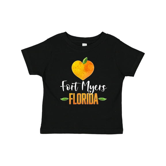 Inktastic Fort Myers Florida Orange in Heart Boys or Girls Baby T-Shirt