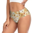thumbnail image 2 of Balery Retro 70s 60s Flower Ropa Interior de Algodón para Mujer con Dibujo – Braguitas Cómodas y Elásticas, Estilo Clásico-Large, 2 of 6