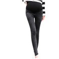 thumbnail image 2 of Women's Maternity Jeans Over Belly Skinny Stretchy Denim Pants Comfy Slim Pregnancy Pants Black XL, 2 of 4