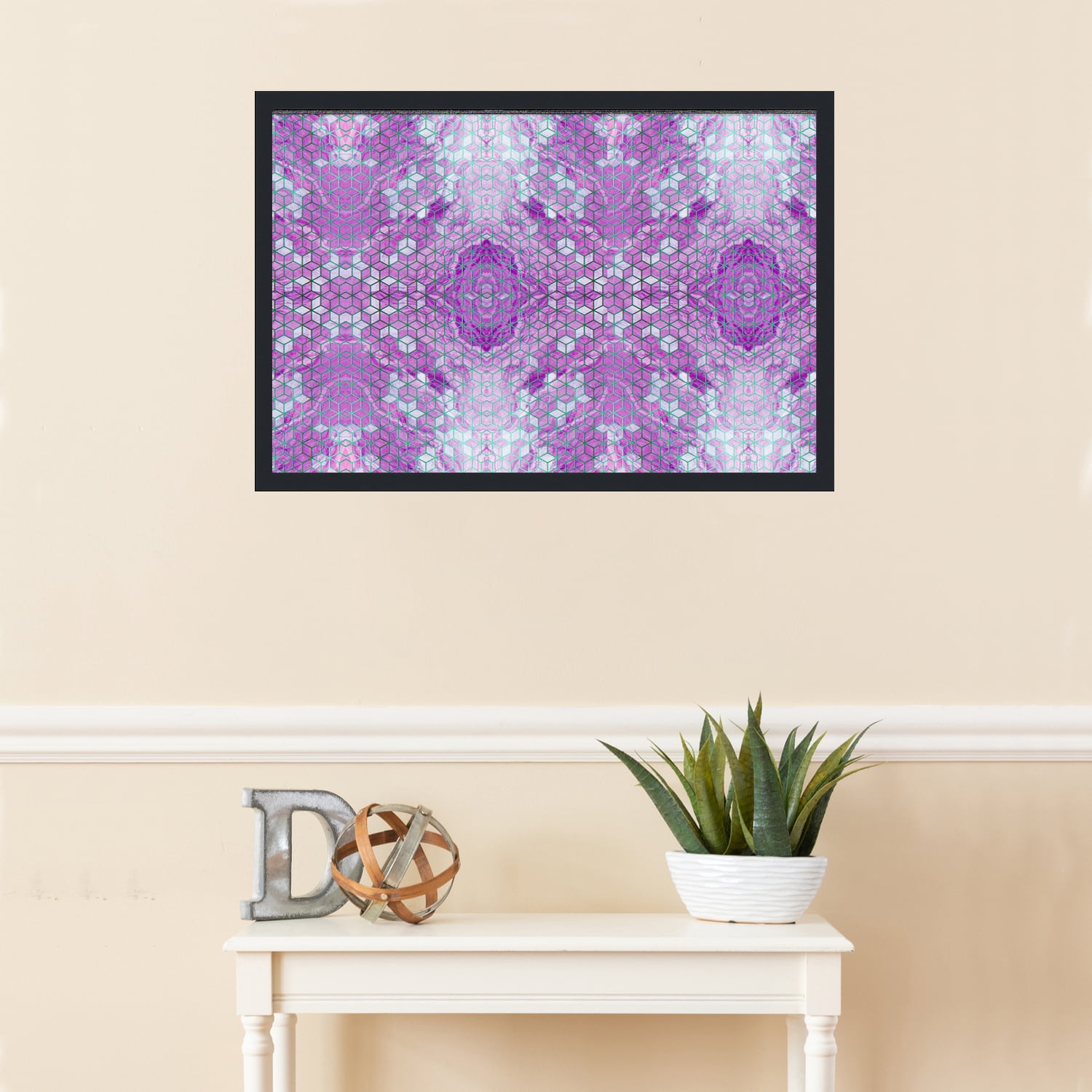 PinPix 30x20 Custom Cork Bulletin Board Midnight Poster Board Has a Fabric Style Canvas Finish, Framed in Midnight, by ArtToFrames (PinPix-1882)