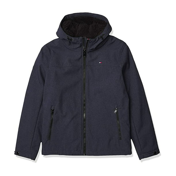 Mens Tommy Hilfiger Sherpa Lined Softshell Jacket XL, Heather - Walmart.com