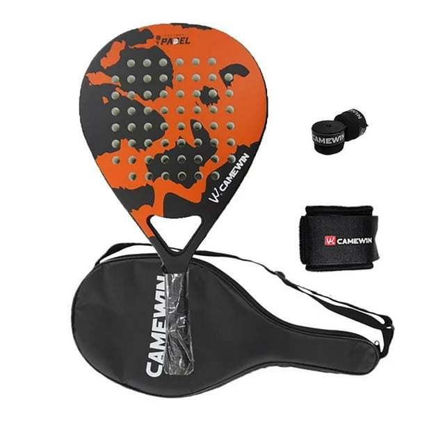 Pala de pádel CAMEWIN de fibra de carbono 18k 360g + 10g