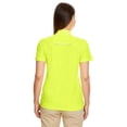 thumbnail image 2 of CORE365 78181R Women's Radiant Performance Piqué Polo with Reflective Piping-Safety Yellow-L, 2 of 3