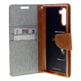 thumbnail image 2 of TopSave Goospery CANVAS Card Slot w/Magnetic Clip Denim Cloth Folio Wallet Flip Samsung Galaxy A13 5G, Gray, 2 of 3
