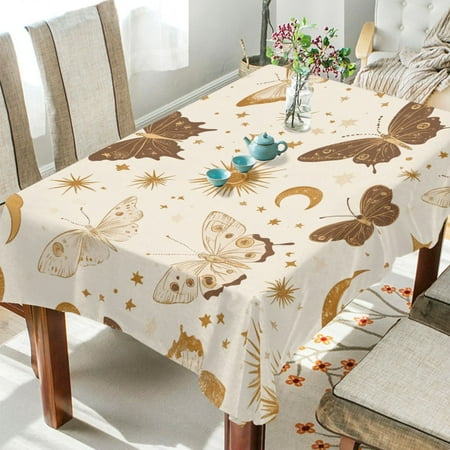 

BZSMCE Square Tablecloth Design Butterfly Pattern Pattern Tableclothes