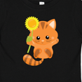thumbnail image 4 of Inktastic Cute Cat, Orange Cat, Kitty, Kitten, Sunflower Girls Baby T-Shirt, 4 of 5