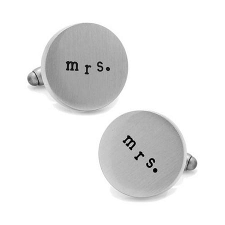 Men's Cufflinks Inc Antique Silver Mrs.Mrs. Cufflinks