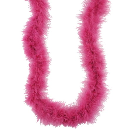 Set of 3 Mauve Pink Embellished Fluffy Party Boas - 2 Yards