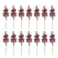 thumbnail image 1 of 14 Pieces Christmas Tree Flower Decoration Craft Wedding Christmas Tree Flower DIY Garland Wreath Ornament Multi-purpose Accessory Office Party Rose Red, 1 of 7